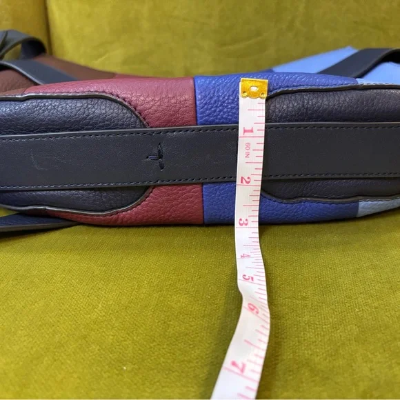 Tory Burch Gemini Link Belted Striped Hobo Crossbody - Picture 11 of 11